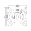 Suporte de parede InLine para TFT 58-107cm 23 - 42 polegadas máx. 30kg