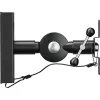 Suporte de parede para colunas InLine 23126B preto conjunto de 2