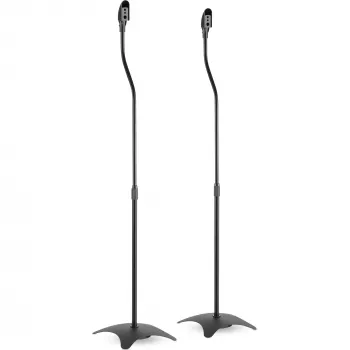 Suporte para colunas InLine 23126C 68-110cm preto 2 unidades