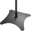 Suporte para colunas InLine 23126C 68-110cm preto 2 unidades