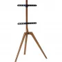 Suporte de TV InLine woodstand, tripé, para ecrãs 45 polegadas–65 polegadas (114–165 cm), máx. 40 kg