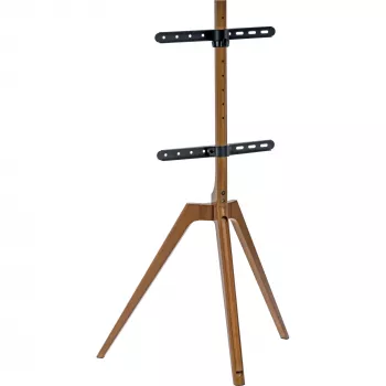 Suporte de TV InLine woodstand, tripé, para ecrãs 45 polegadas–65 polegadas (114–165 cm), máx. 40 kg