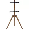 Suporte de TV InLine woodstand, tripé, para ecrãs 45 polegadas–65 polegadas (114–165 cm), máx. 40 kg