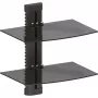 Suporte de parede InLine, para DVD, Blu-ray, recetor de satélite, máx. 8 kg, preto