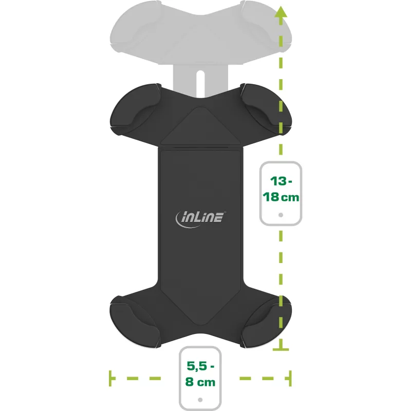 Suporte passivo InLine One Click Easy 3 Drive & Ride Set