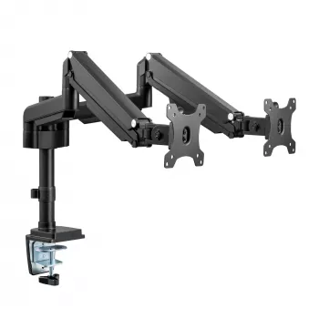 Suporte de mesa InLine com elevador para dois monitores até 82 cm (32 polegadas), 9 kg