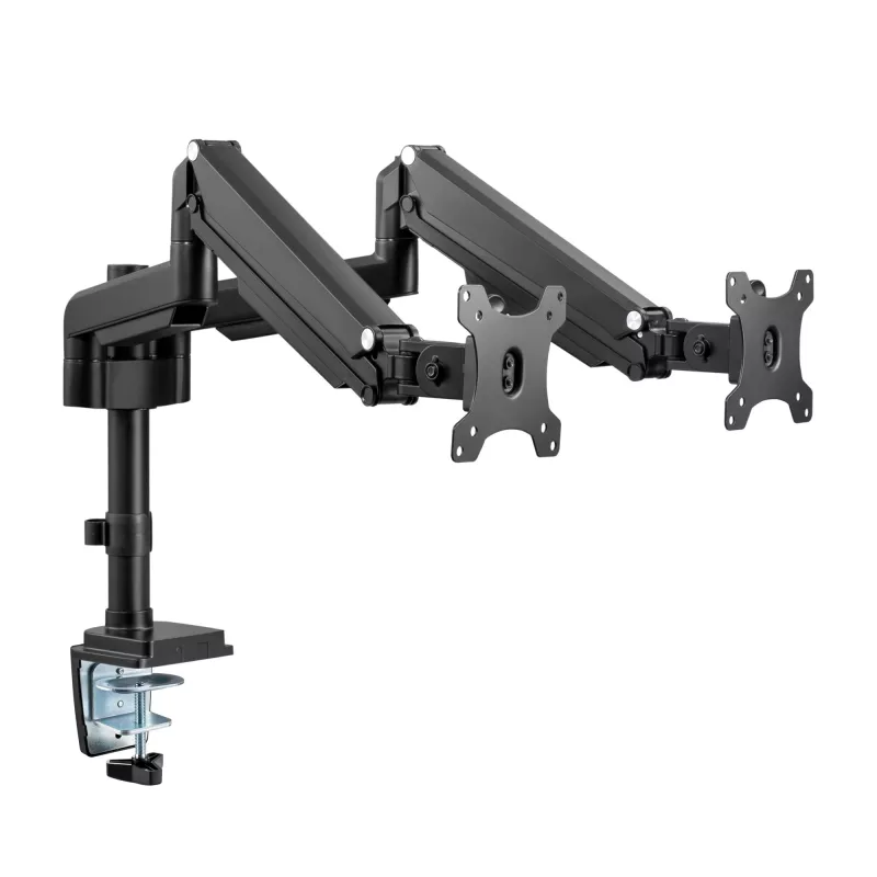 Suporte de mesa InLine com elevador para dois monitores até 82 cm (32 polegadas), 9 kg