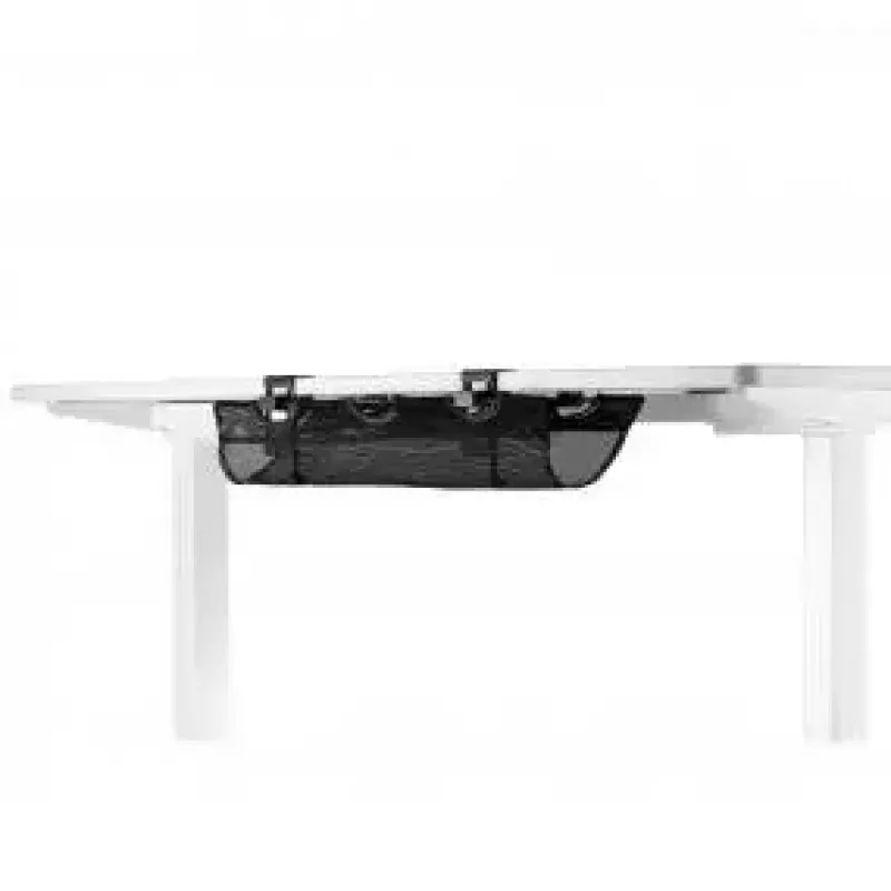 Calha para cabos InLine 23199B preta rede de arrumação sob a secretária 610x240x390 mm