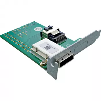 Suporte adaptador SAS low-profile InLine externo SFF-8088 / interno SFF-8087