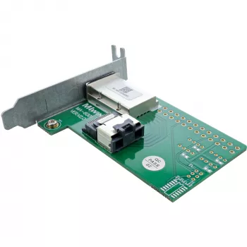 Suporte adaptador SAS low-profile InLine externo SFF-8088 / interno SFF-8087