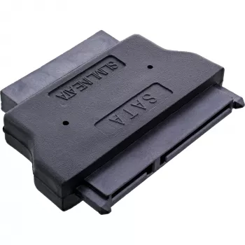 Adaptador SATA InLine 22 pinos do lado do cabo para Slimline SATA 13 pinos PCB
