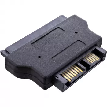 Adaptador SATA InLine 22 pinos do lado do cabo para Slimline SATA 13 pinos PCB