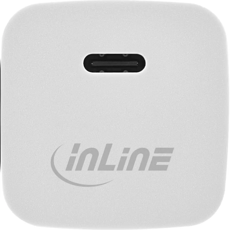 Carregador USB InLine 31501C USB-C único 33W Power Delivery PPS branco