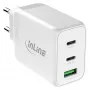 Carregador móvel InLine 31506E — Carregador rápido AC universal para interiores, entrada 100–240 V, saída até 20 V/5 A, 1x USB-A, 2x USB-C, branco
