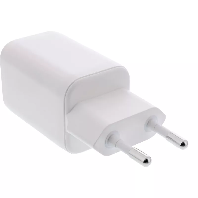 InLine fonte de alimentação USB, carregador USB-A + USB-C, 33W, PD + QC, branco