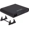 InLine Fonte de alimentação USB GaN, 4 portas, 2x USB-C + 2x USB-A, 120 W, preto (31515B)