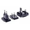 Carregador móvel universal InLine 31516D preto carregamento rápido AC para interiores