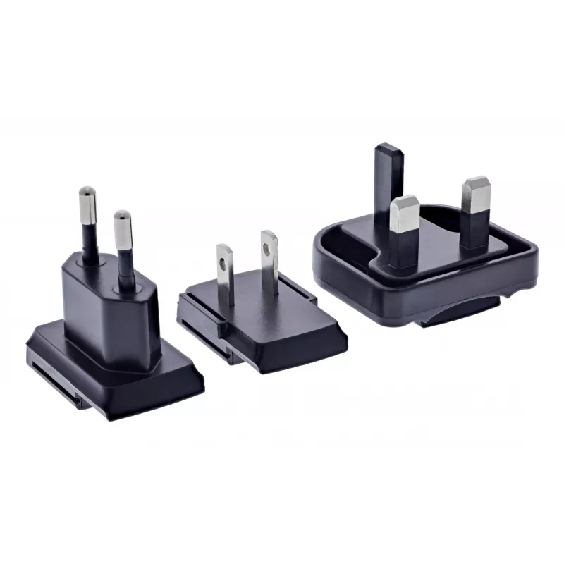 Carregador móvel universal InLine 31516D preto carregamento rápido AC para interiores