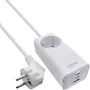 Fonte de alimentação USB InLine, carregador GaN, 2x USB-C, 1x USB-A, PD 3.0, tomada de segurança