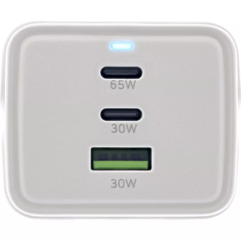 Fonte de alimentação USB InLine, carregador GaN, 2x USB-C, 1x USB-A, PD 3.0, tomada de segurança