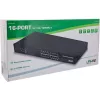 Switch de rede InLine Gigabit 16 portas, 1Gb/s, 19 polegadas 1U, sem ventoinha
