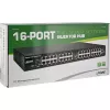 Hub injetor InLine PoE+ Gigabit 16 portas PoE+, 19 polegadas 1U, suportes incluídos, 2 ventoinhas