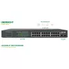 Switch de rede InLine PoE+ Gigabit 24 portas, 1 Gb/s, 2xSFP, 19 polegadas 1U (incl. suportes)
