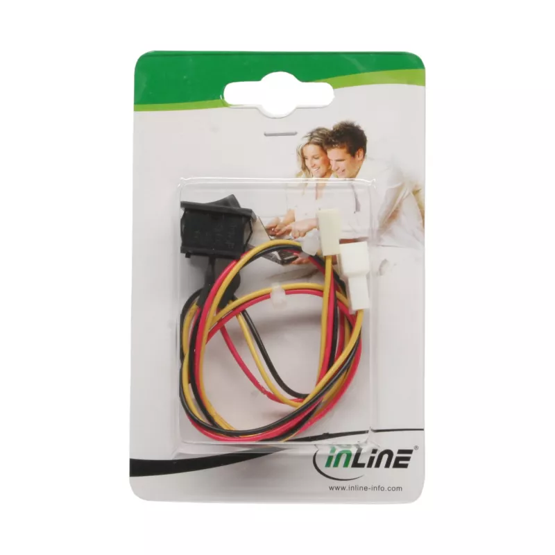 Interruptor InLine para ligar e desligar ventoinhas de caixa