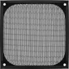 Filtro de alumínio para grelha de ventoinha InLine, preto, 120x120mm