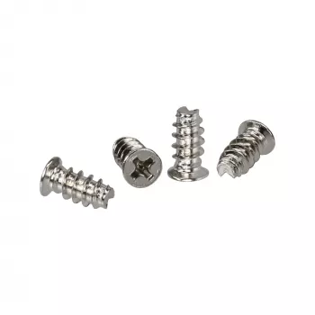 Parafusos para ventoinha InLine 5,0x10,0 mm prateados 50 unid. InLine 33371C