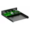 InLine 33456C tampa para baía de unidade 8,89 cm (3,5 polegadas) tampa para portas I/O preta