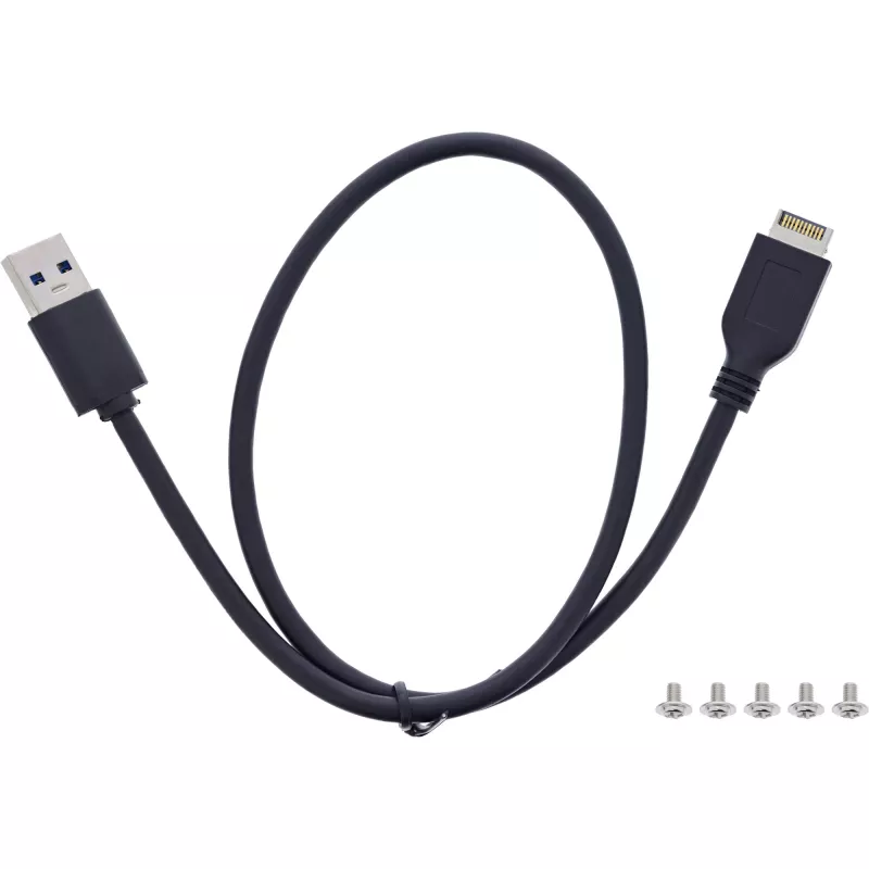 InLine 33456C tampa para baía de unidade 8,89 cm (3,5 polegadas) tampa para portas I/O preta