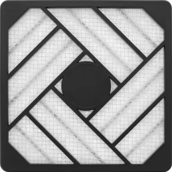 Filtro + cartucho de instalação InLine, 120 x 120 mm