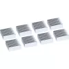 Dissipador para chip IC InLine, aletas de refrigeração autoadesivas, 8 unid.