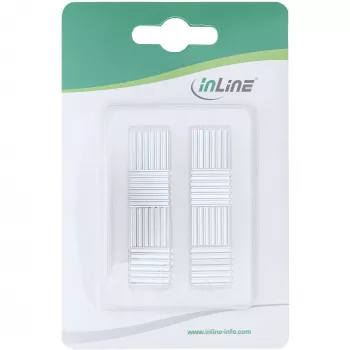 Dissipador para chip IC InLine, aletas de refrigeração autoadesivas, 8 unid.