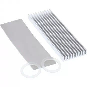 Dissipador para SSD InLine, aletas de refrigeração / dissipador, adequado para SSD M.2
