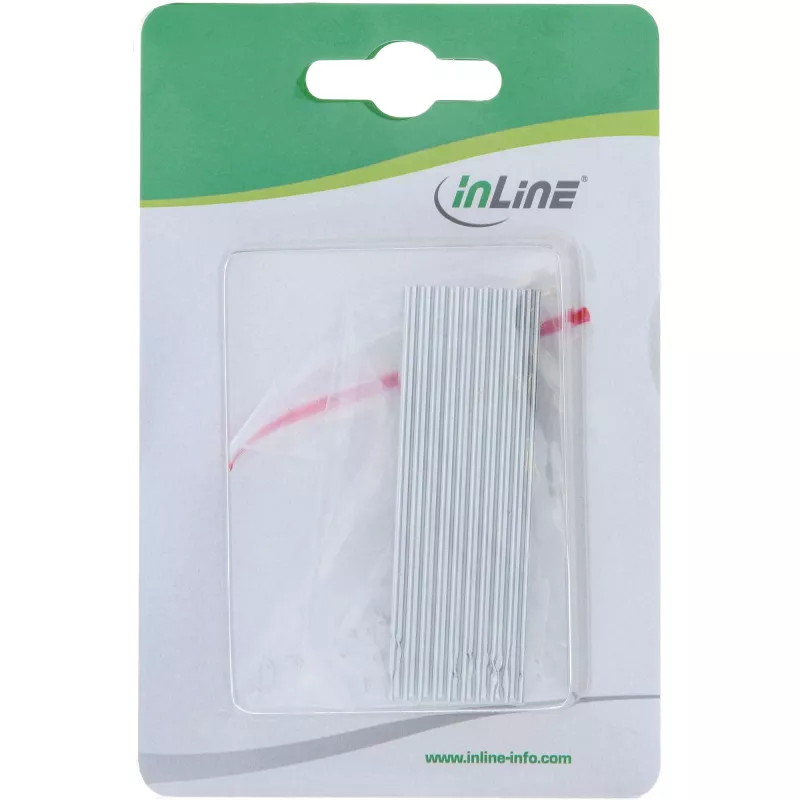 Dissipador para SSD InLine, aletas de refrigeração / dissipador, adequado para SSD M.2