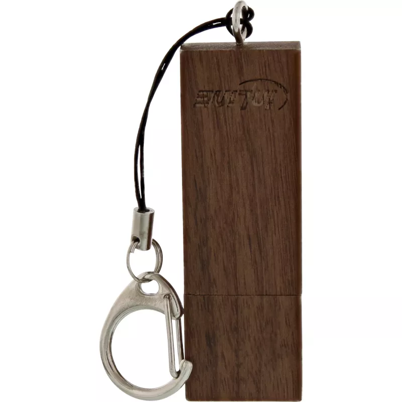 Pen drive USB 3.0 InLine, nogueira, com porta-chaves, 8 GB