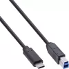 Hub InLine USB 3.2 Gen.1 7 portas caixa em alumínio com fonte de alimentação 2,5A, preto