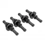 Desacoplador para ventoinha InLine, para ventoinhas de todas as dimensões de 60 a 120 mm, 4 unid. pack