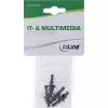 Desacoplador para ventoinha InLine, para ventoinhas de todas as dimensões de 60 a 120 mm, 4 unid. pack