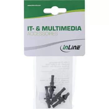 Desacoplador para ventoinha InLine, para ventoinhas de todas as dimensões de 60 a 120 mm, 4 unid. pack