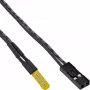 Sensor de temperatura / sonda InLine universal 2 polos com cabo 1 m