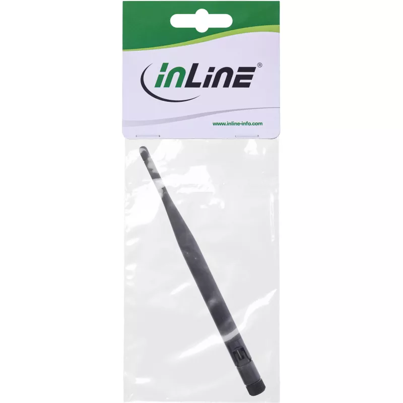Antena de borracha Wi-Fi InLine para AP e router R-SMA 5dBi