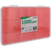 Caixa de peças pequenas InLine, 9 compartimentos, 290x185x45mm, laranja