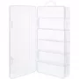 Caixa de peças pequenas InLine, 6 compartimentos, 206x107x33mm, transparente