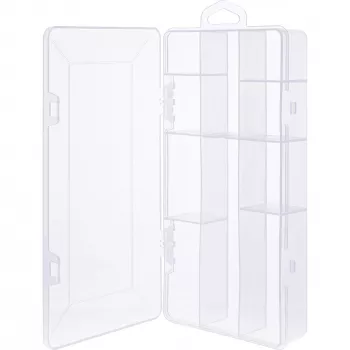Caixa de peças pequenas InLine 10 compartimentos 206x107x33mm, transparente