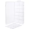 Caixa de peças pequenas InLine, 18 compartimentos, 207x110x27mm, transparente