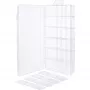 Caixa de peças pequenas InLine, 18 compartimentos, 207x110x27mm, transparente