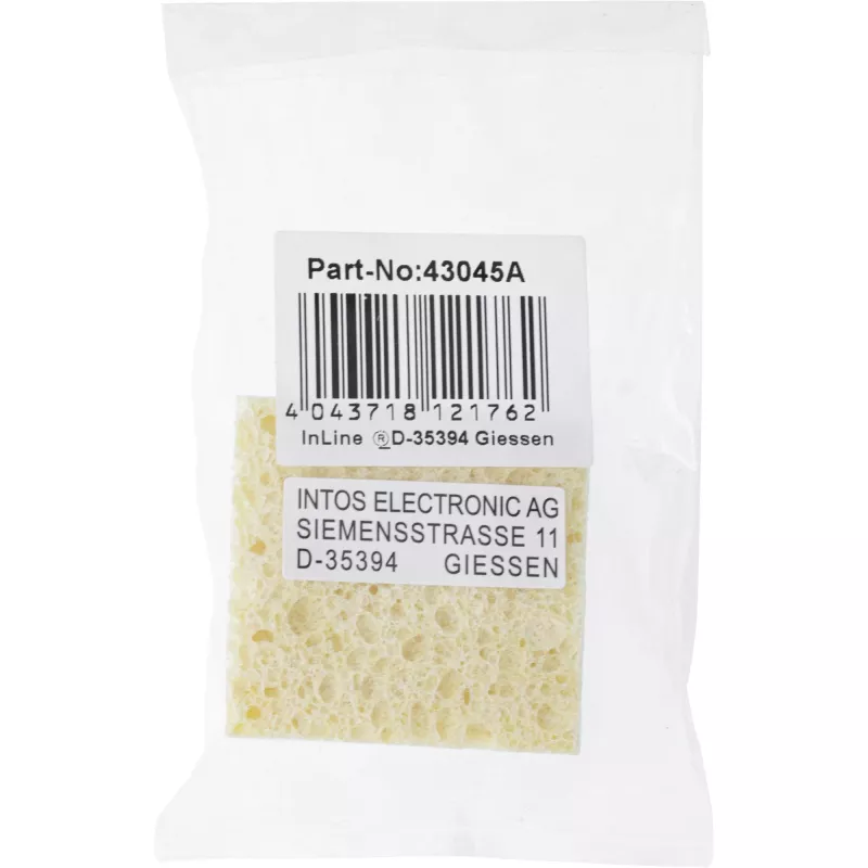 Esponja de substituição para estação de soldar InLine 5x5x1cm